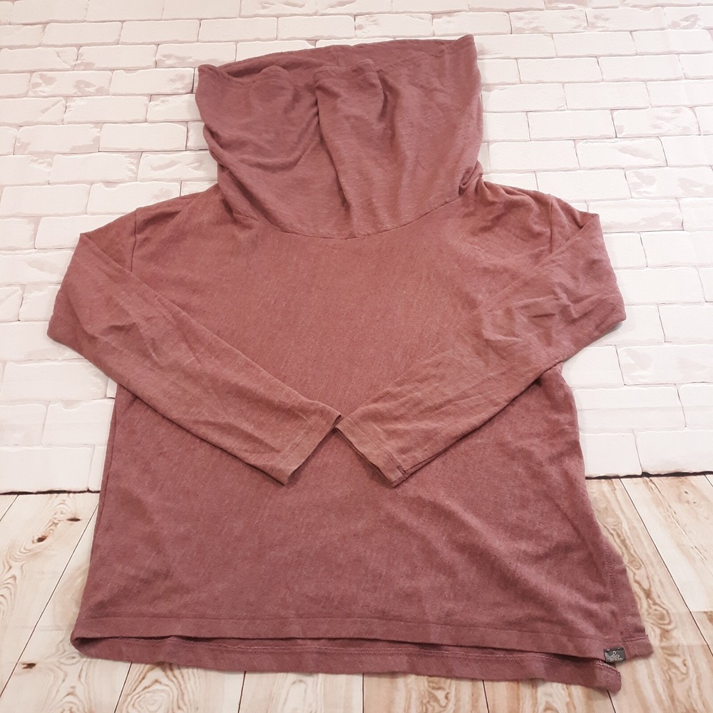 PrAna‎ Sweater Womens Size Small Pullover Red Organic Cotton Outdoor Sustainable